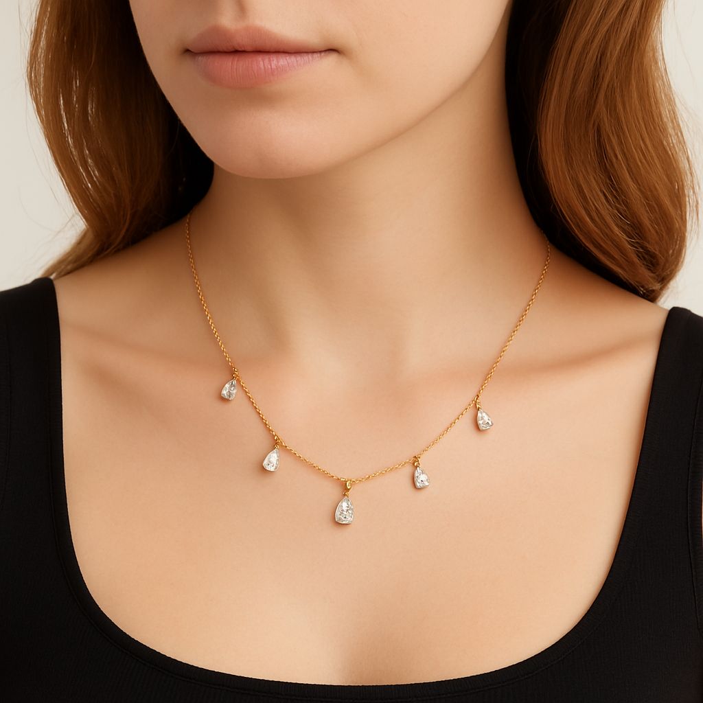 La DiaMantés | The Celestial Tears Diamond Pendant
